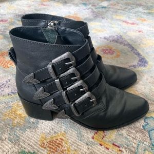 Steve Madden western buckle booties